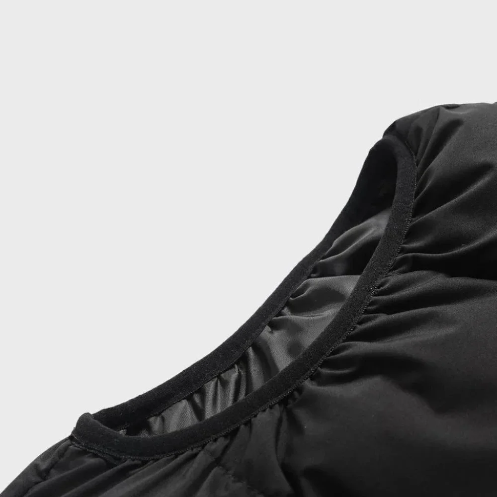 Black Mens Puffer Vest